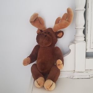 Vintage Ty Attic Treasures Collection "Montgomery" the jointed Moose